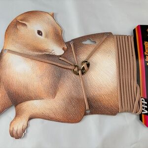 Ferret Sm Animal Nylon Lead W/ Harness 3/24"X6 feet Japanese Made Washable tan